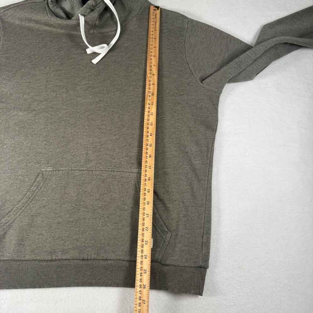 Marine Layer Hoodie Mens Medium Olive Green Fleece Pullover Casual Sweatshirt - Picture 6 of 10